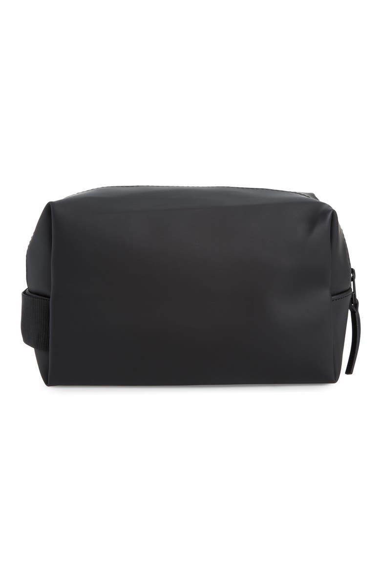 Small Waterproof Toiletry Bag, Alternate, color, BLACK