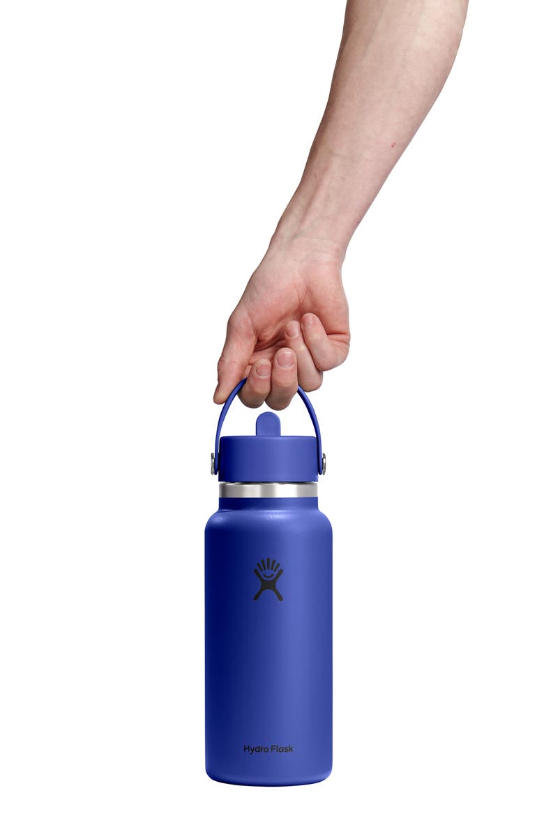 Hydro Flask 32-Ounce Wide Mouth Flex Straw Cap Water Bottle