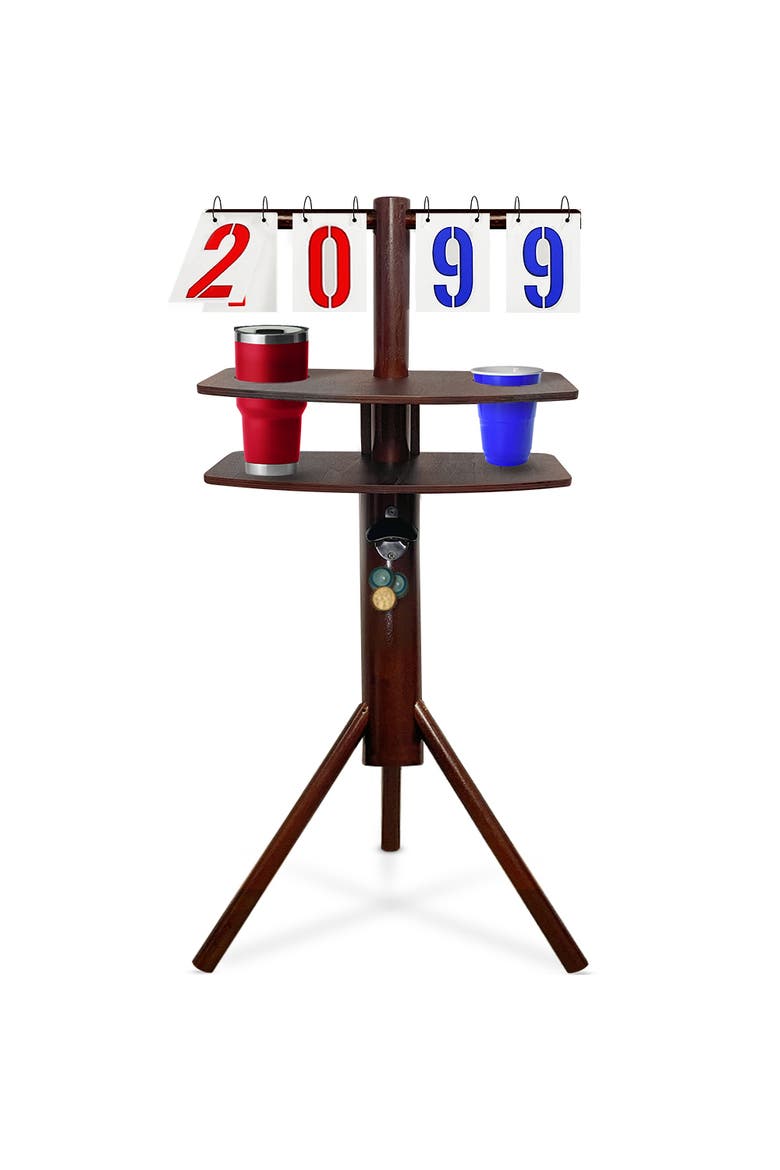 Cornhole Score Keeper & Other Yard Games, Main, color, Brown