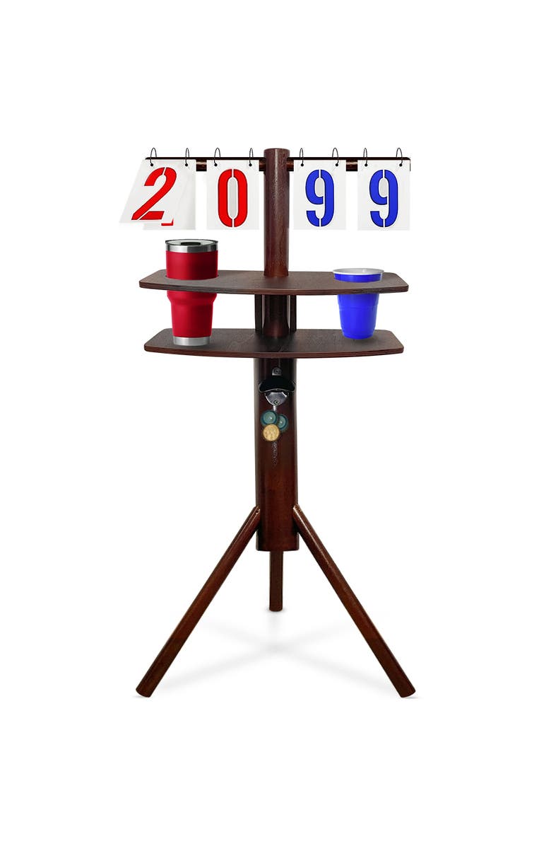 Swooc Games Cornhole Score Keeper & Other Yard Games, Main, color, Brown