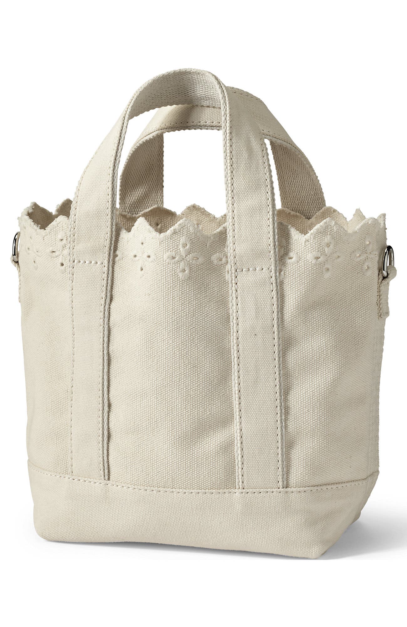 Open Top Canvas Tote Bag, Alternate, color, Natural/Burgundy Spritz Stripe