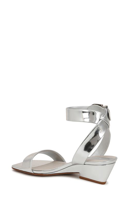 Franco Sarto Savini Ankle Strap Sandal In Silver