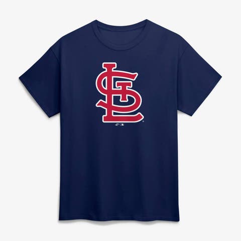 Men's Logo Athletic Navy St. Louis Cardinals Official Logo T-Shirt