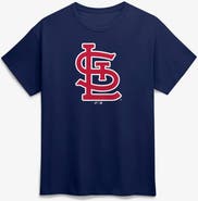 Logo Athletic Men's Logo Athletic Navy St. Louis Cardinals Official Logo T-Shirt
