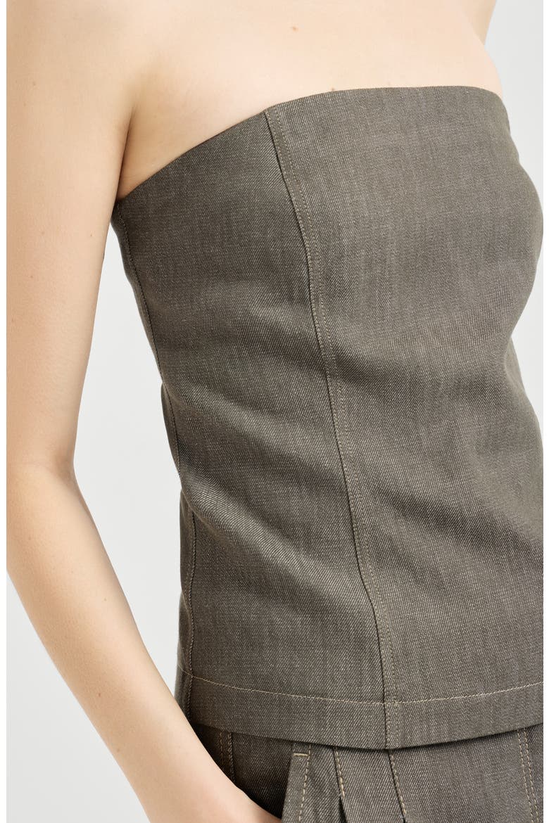 Bandeau top, Alternate, color, Olive