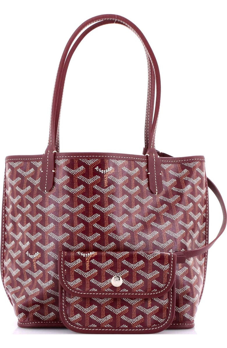 Pre-Owned Goyard Anjou Reversible Tote Coated Canvas Mini, Alternate, color,