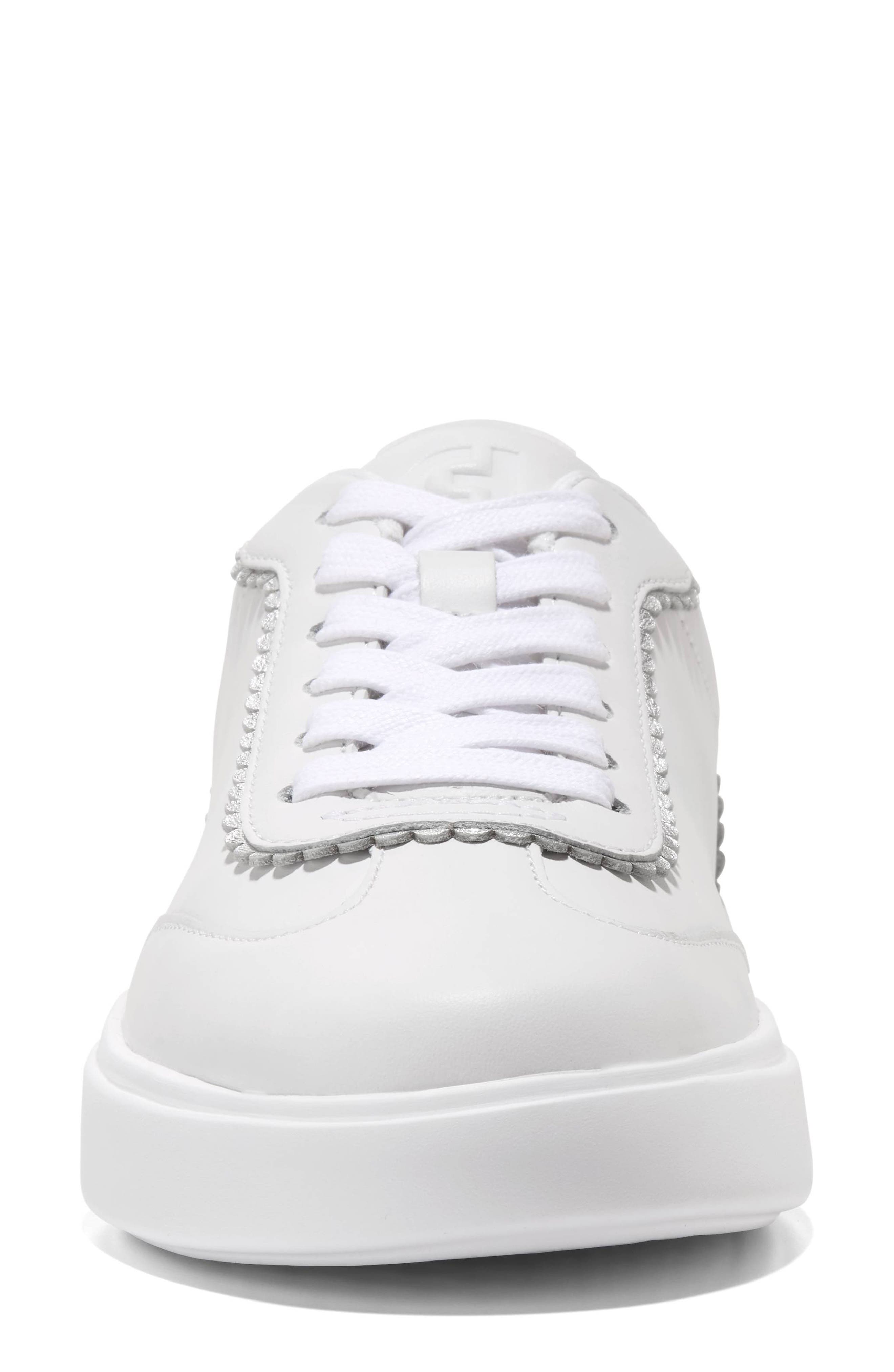 Cole Haan Grand Crosscourt Sneaker, Alternate, color, White Leather / Midnight Moon