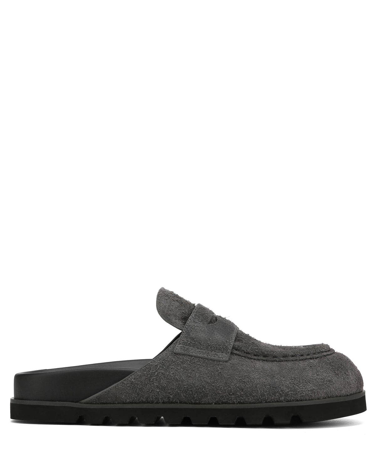 Naked Wolfe Cord Dark Grey Hairy Suede, Main, color, Dark Grey