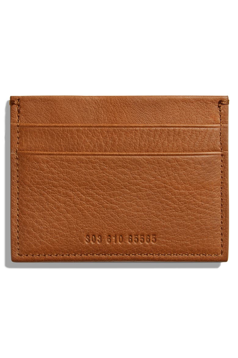Leather Card Case, Alternate, color, TAN
