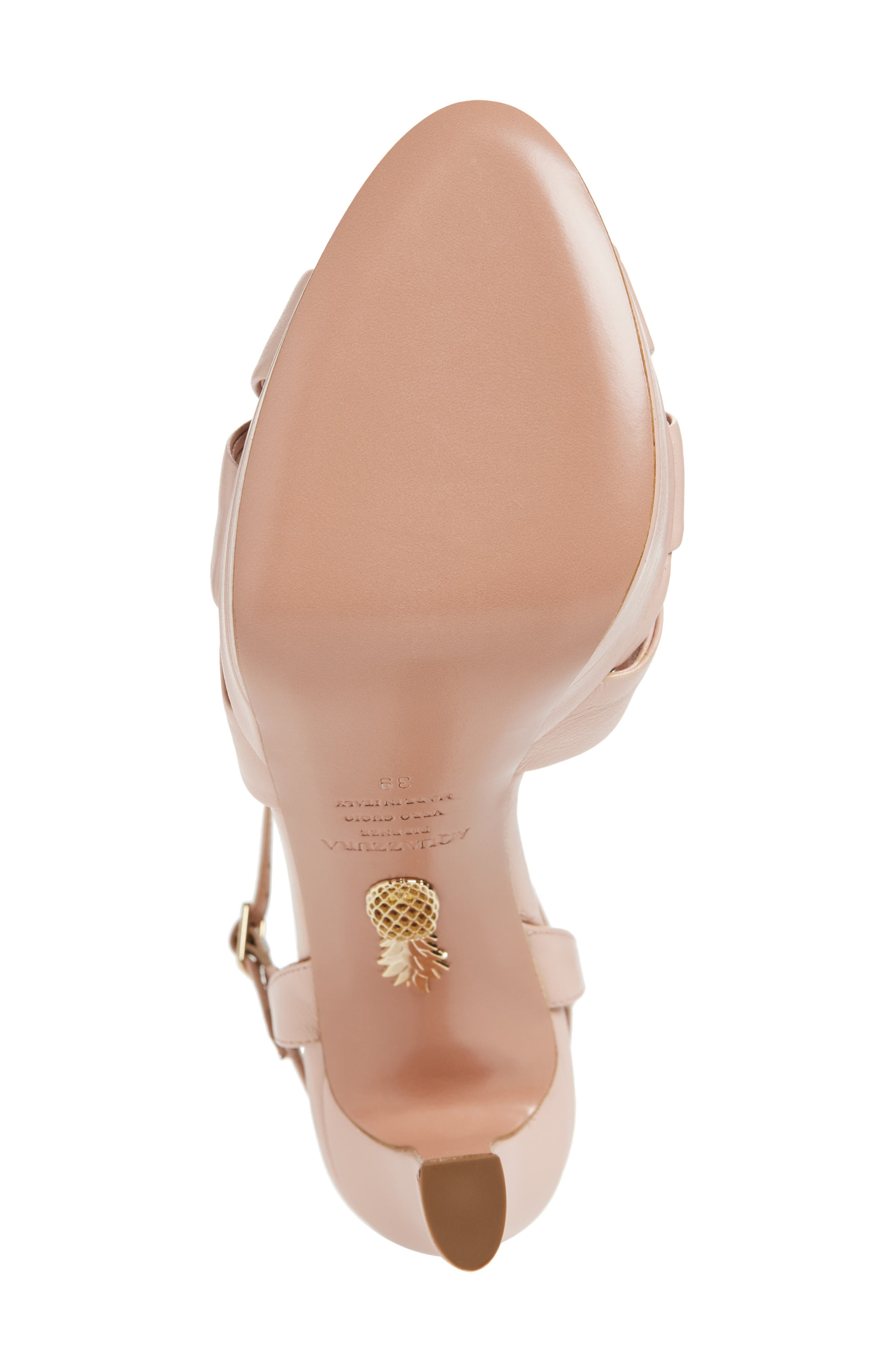 Aquazzura Nina Platform Sandal, Alternate, color, 