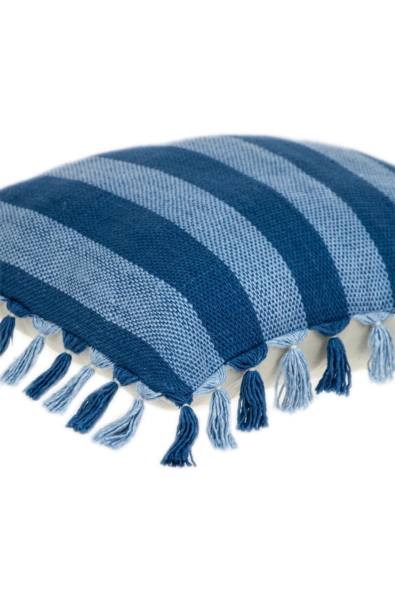 PARKLAND COLLECTION River Transitional Blue Throw Pillow, Alternate, color, Blue