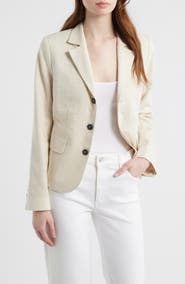 FRAME The Striped Smart Blazer