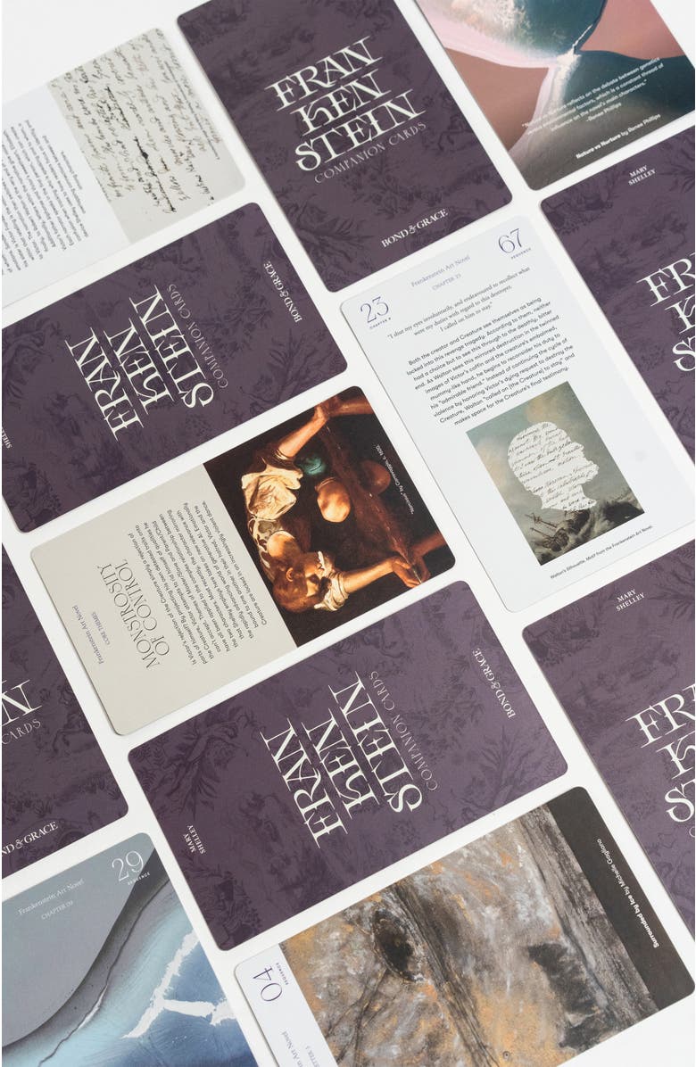 Bond & Grace Frankenstein Companion Cards, Alternate, color, Purple