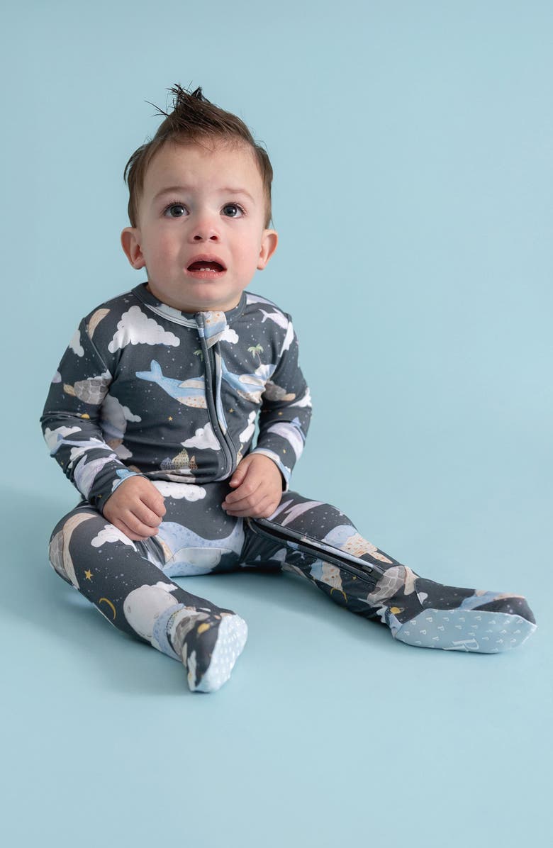 Posh Peanut Zip Footie, Alternate, color,