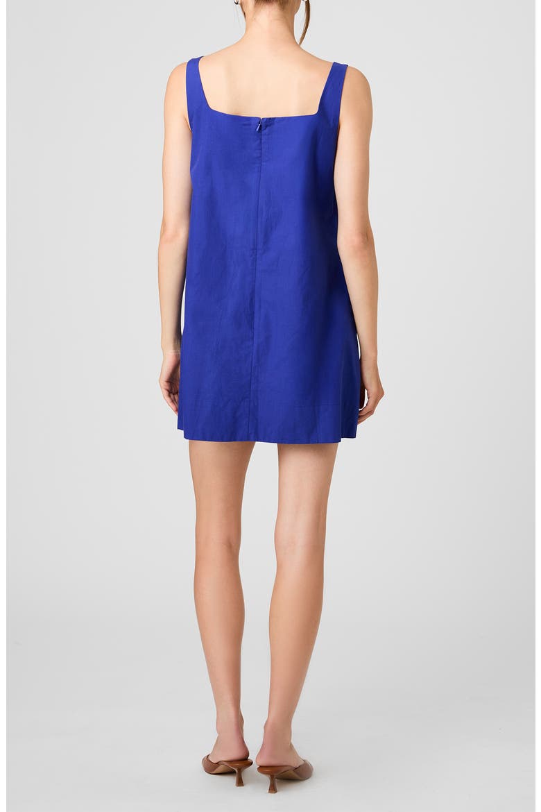 Alissa Cotton Shift Minidress, Alternate, color, ELECTRIC INDIGO
