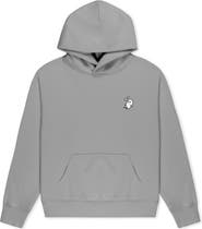 Dalix Heartly Ghost Relaxed Midweight Fleece Pullover Hoodie