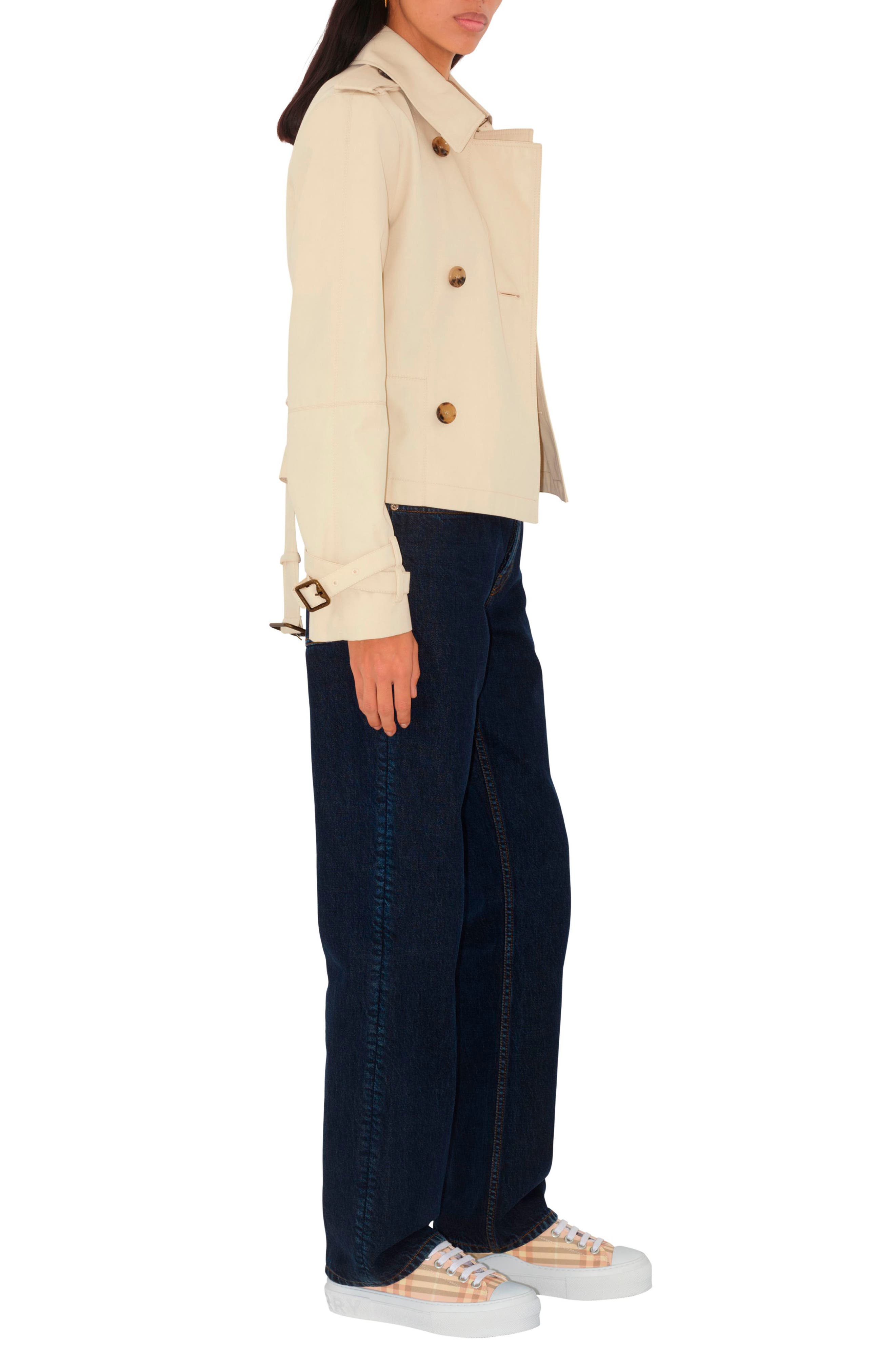 Burberry Jack Check Platform Sneaker, Alternate, color, Teacup Ip Check