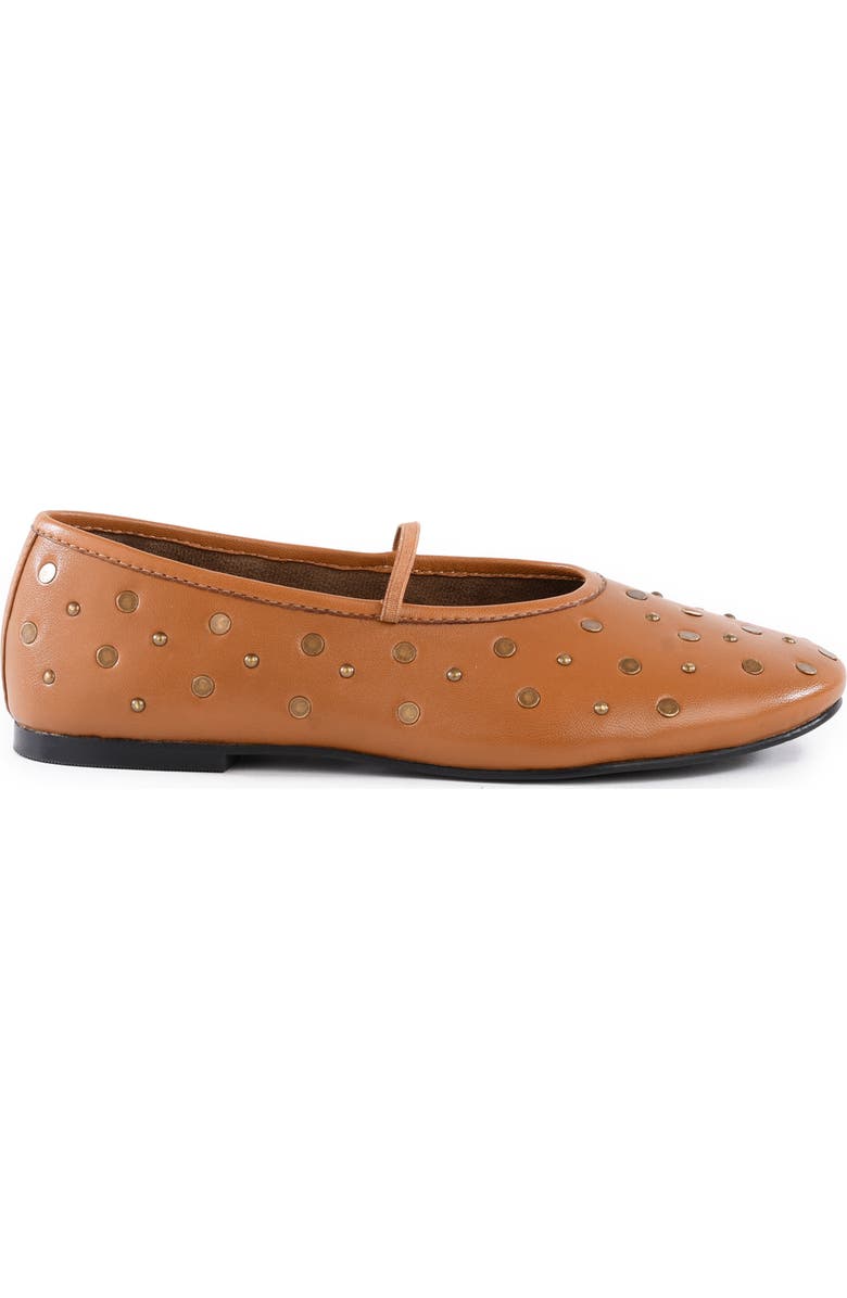 Seychelles Neon Moon Stud Mary Jane Flat, Alternate, color, Tan