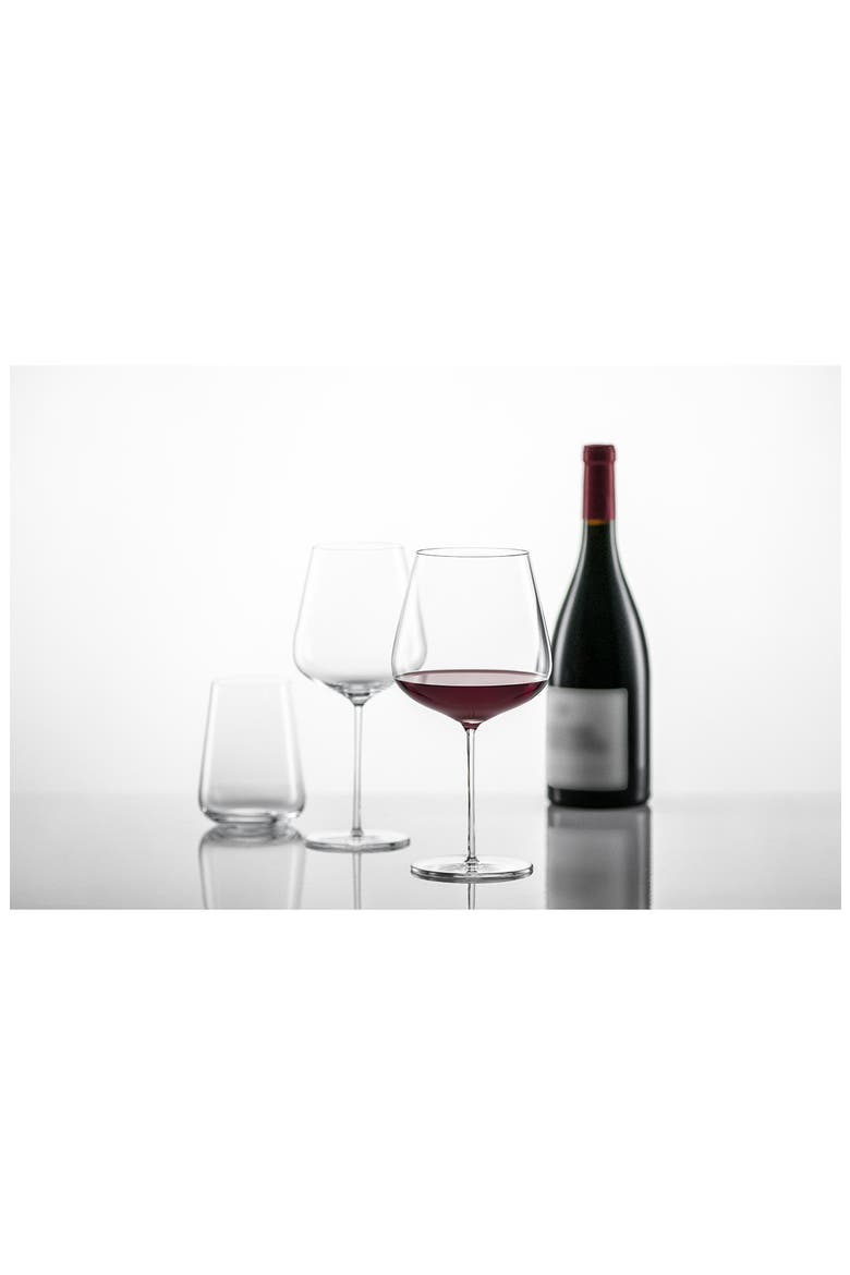 Schott Zwiesel Vervino Set of 6 Burgundy Wine Glasses, Alternate, color, CLEAR