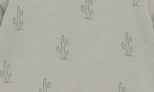 Rylee + Cru Kids' Cactus Print Sweatshirt In Green