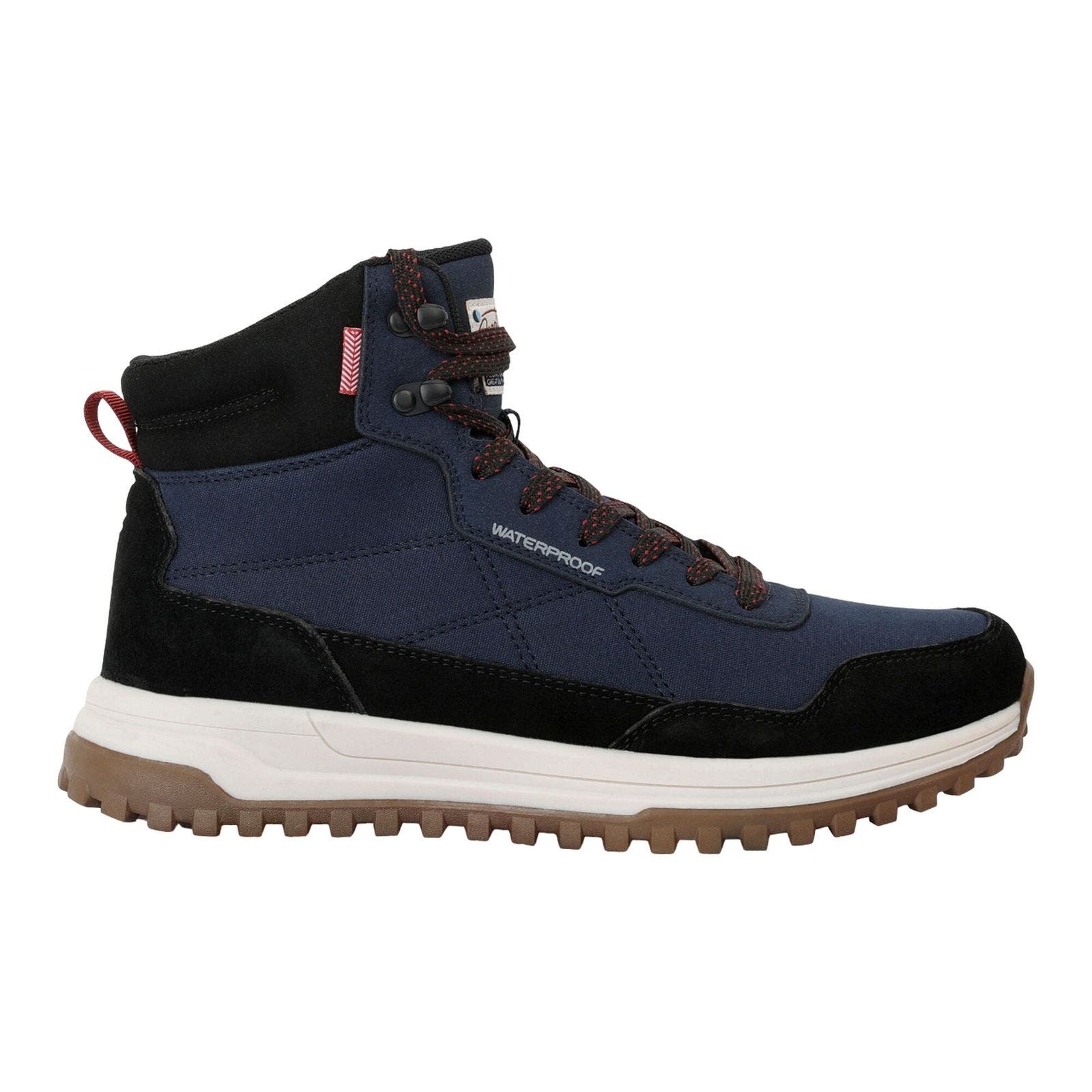 Mayfield Suede Walking Boots, Alternate, color, Navy and Black