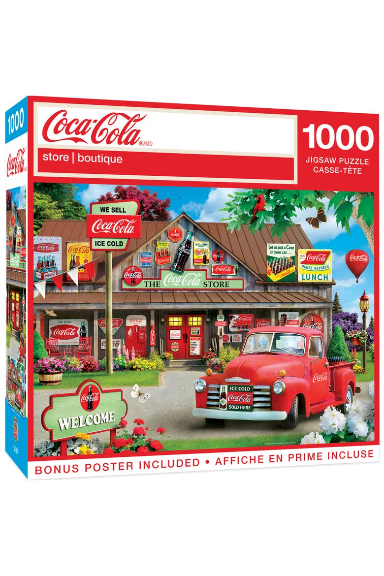 Coca-Cola Store 1000 Piece Jigsaw Puzzle, Main, color, Multicolor
