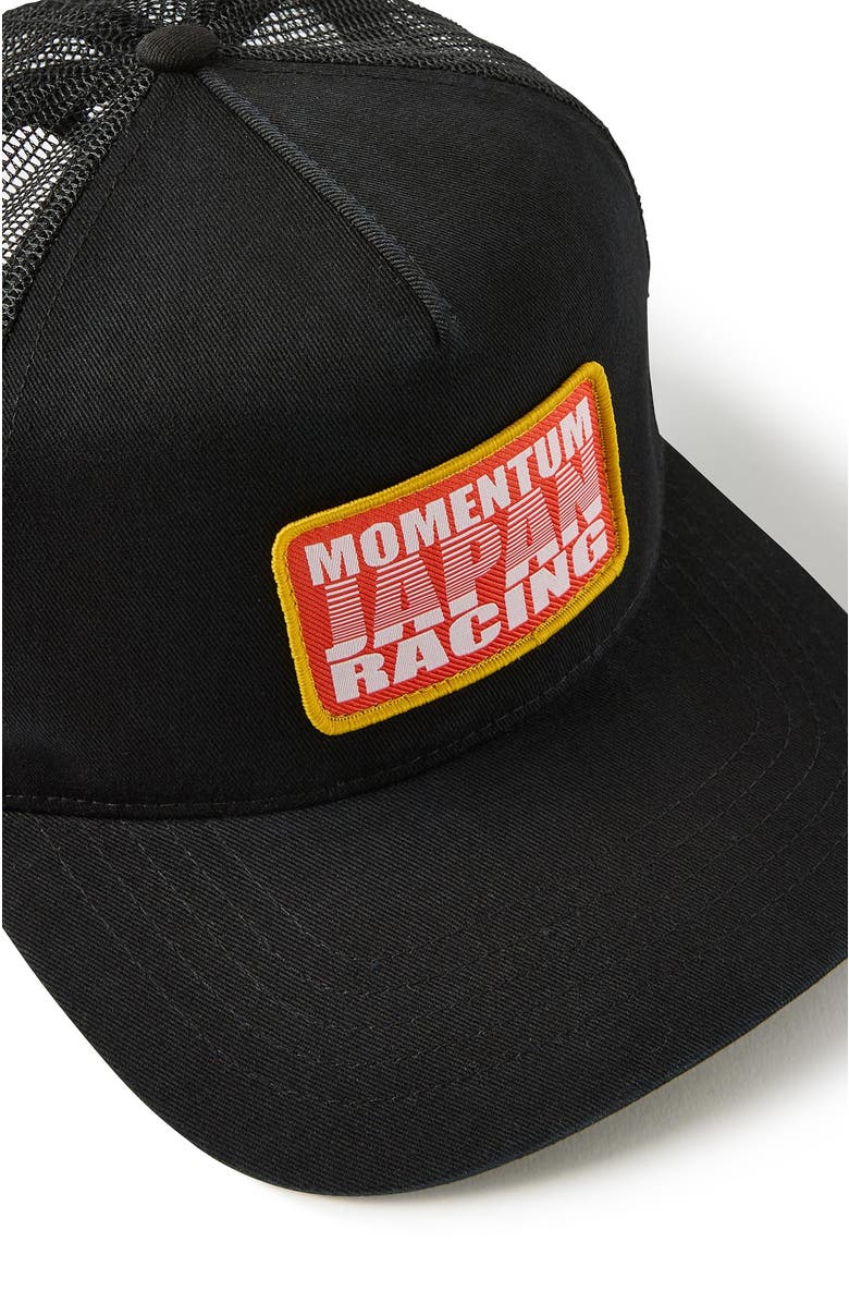 Cotton On Men's Trucker Hat, Alternate, color, Black Momentum