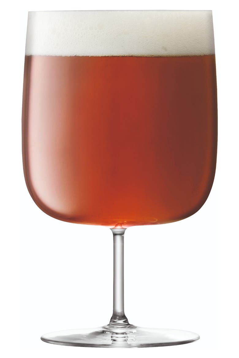 Borough Set of 4 Craft Beer Glasses, Alternate, color, CLEAR