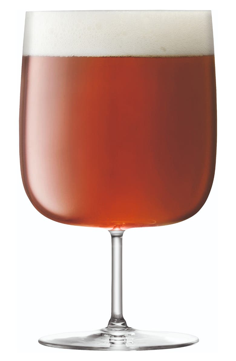 LSA Borough Set of 4 Craft Beer Glasses, Alternate, color, Clear