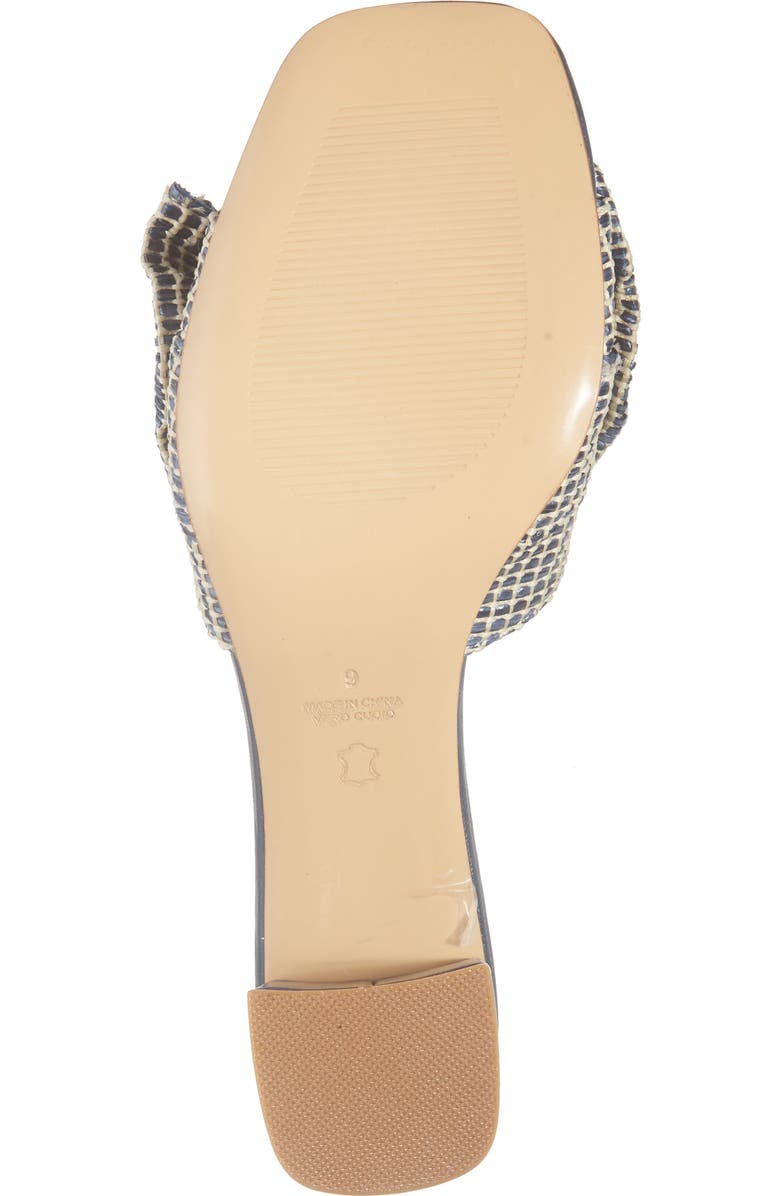 KOKO + PALENKI Kim 2 Slide Sandal, Alternate, color, Navy Raffia