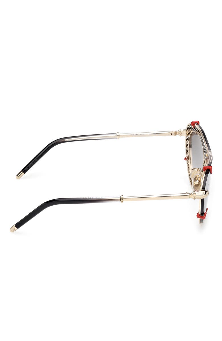 Christian Louboutin Oval Sunglasses, Alternate, color,