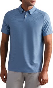 Rhone Commuter Stripe Performance Polo
