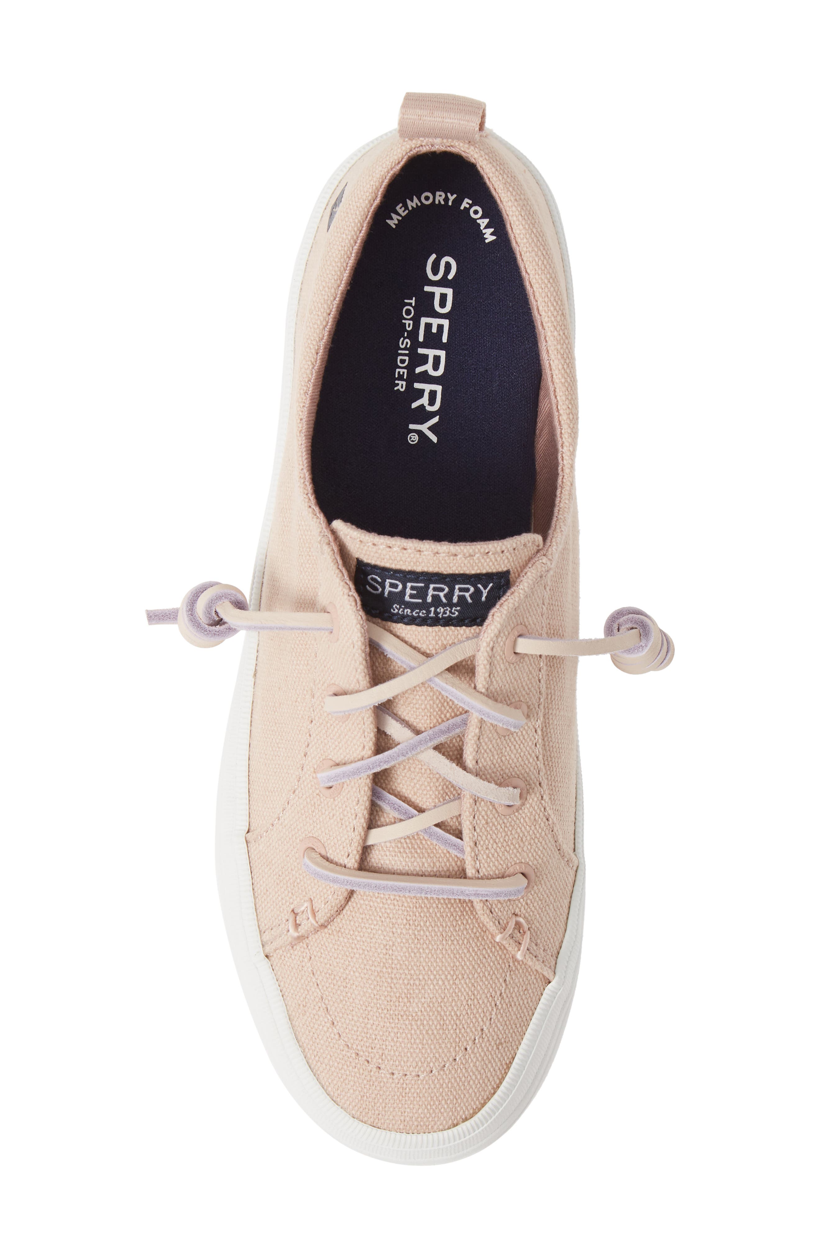 Crest Vibe Slip-On Platform Sneaker, Alternate, color, ROSE DUST CANVAS