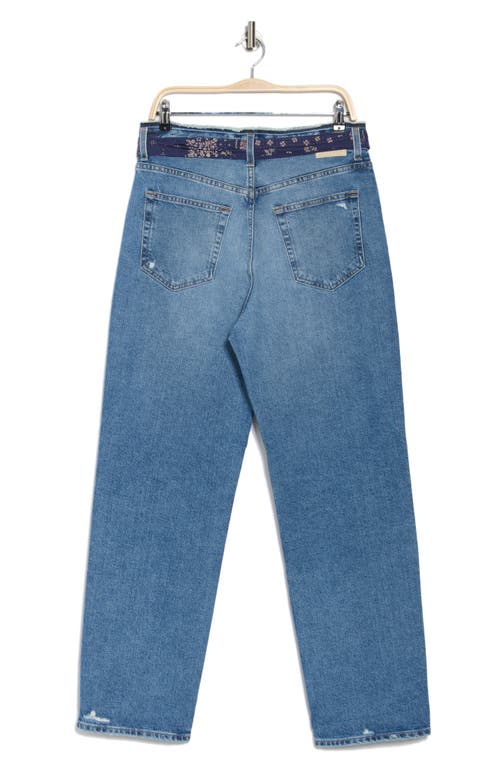 Ag Clove High Waist Straight Leg Jeans In Venice Canal Belted