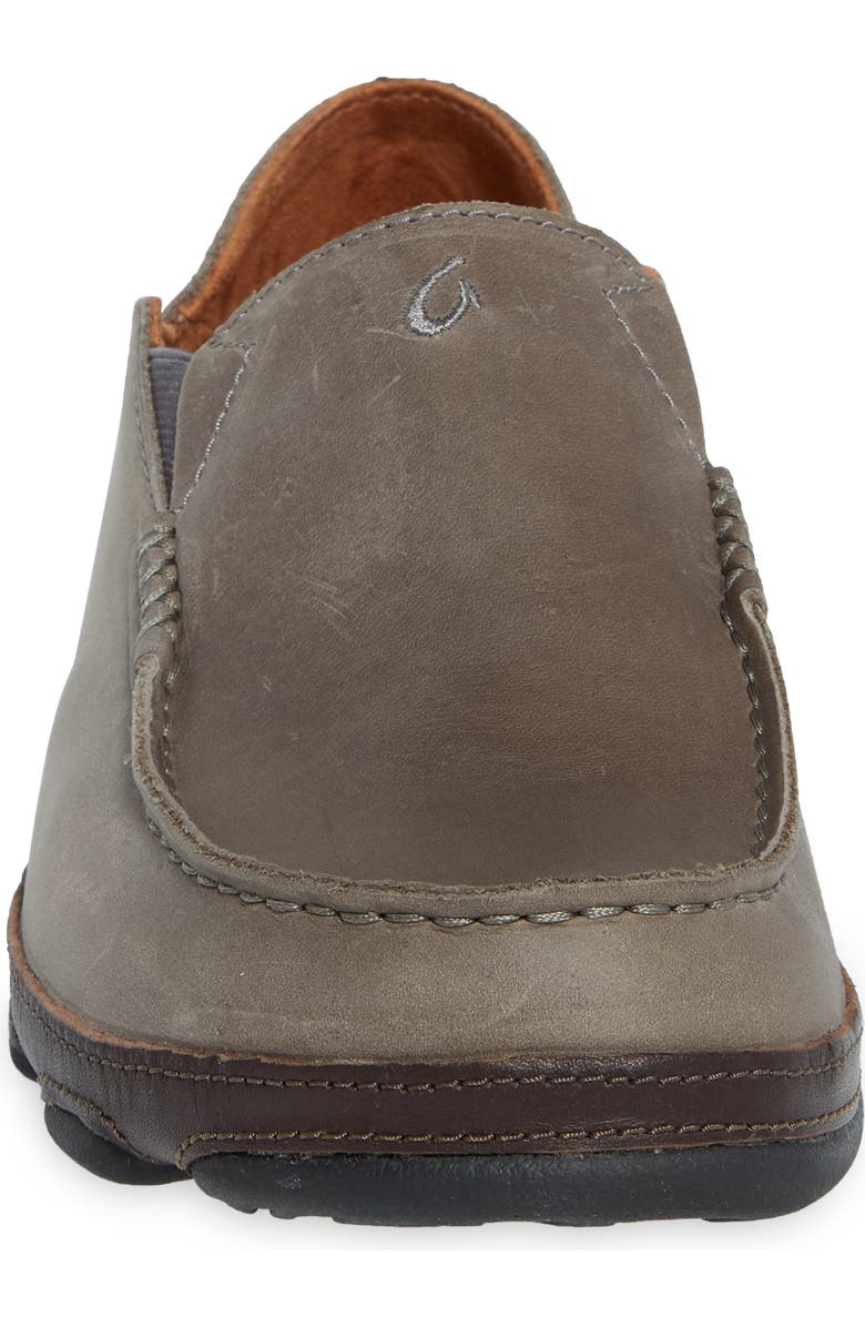 OluKai Moloa Slip-On, Alternate, color, Ash/ Dk Wood
