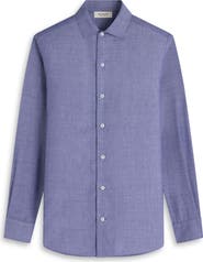 Bugatchi Axel Shaped Fit Cotton Blend Button-Up Shirt