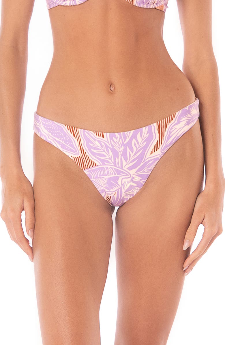 Maaji Wisteria Bloom Sublimity Reversible Bikini Bottoms, Main, color, 