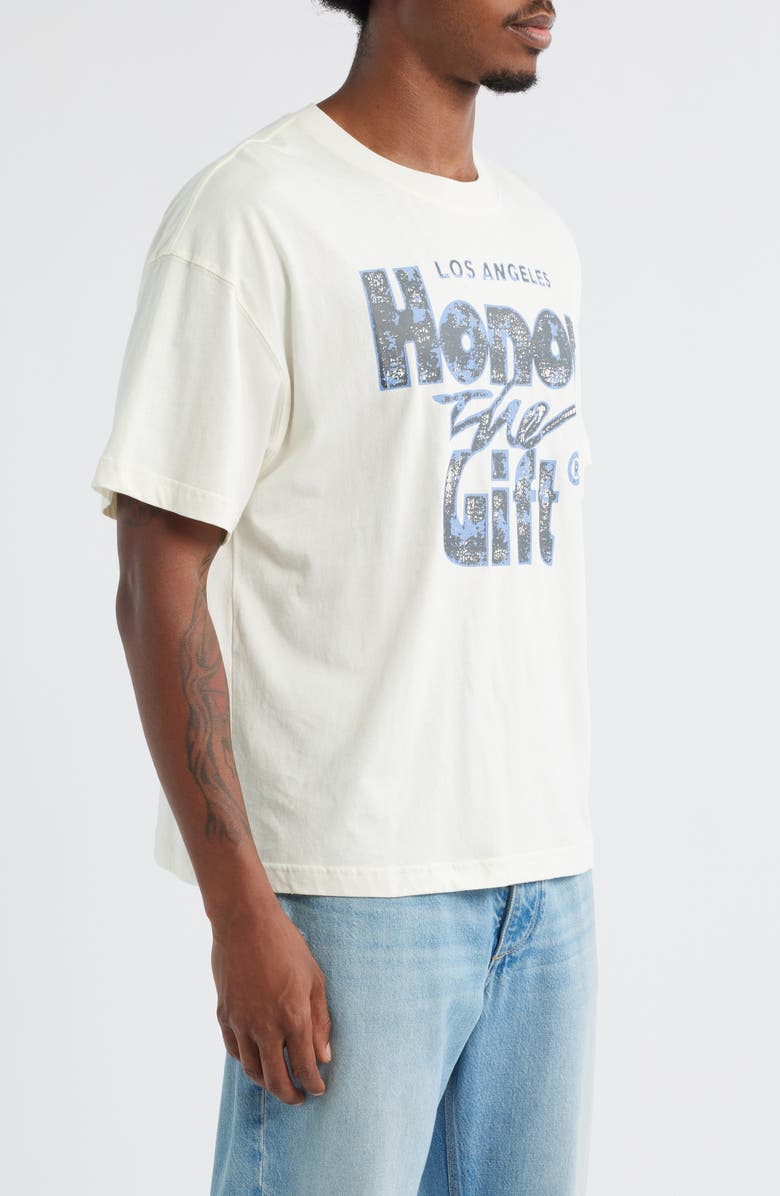 HONOR THE GIFT LA Cotton Graphic T-Shirt, Alternate, color, White