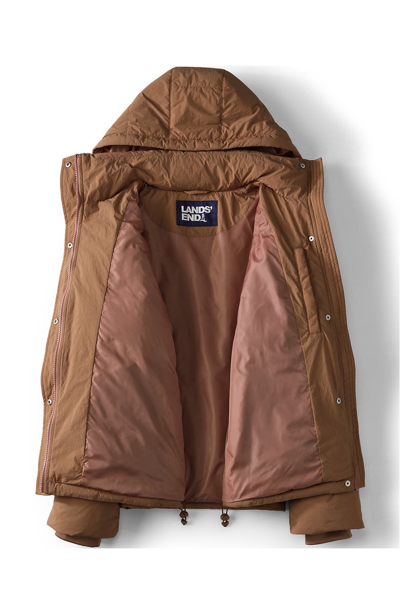 Lands' End Wide Channel 600 Down Puffer Jacket, Alternate, color, Toasted Peanut