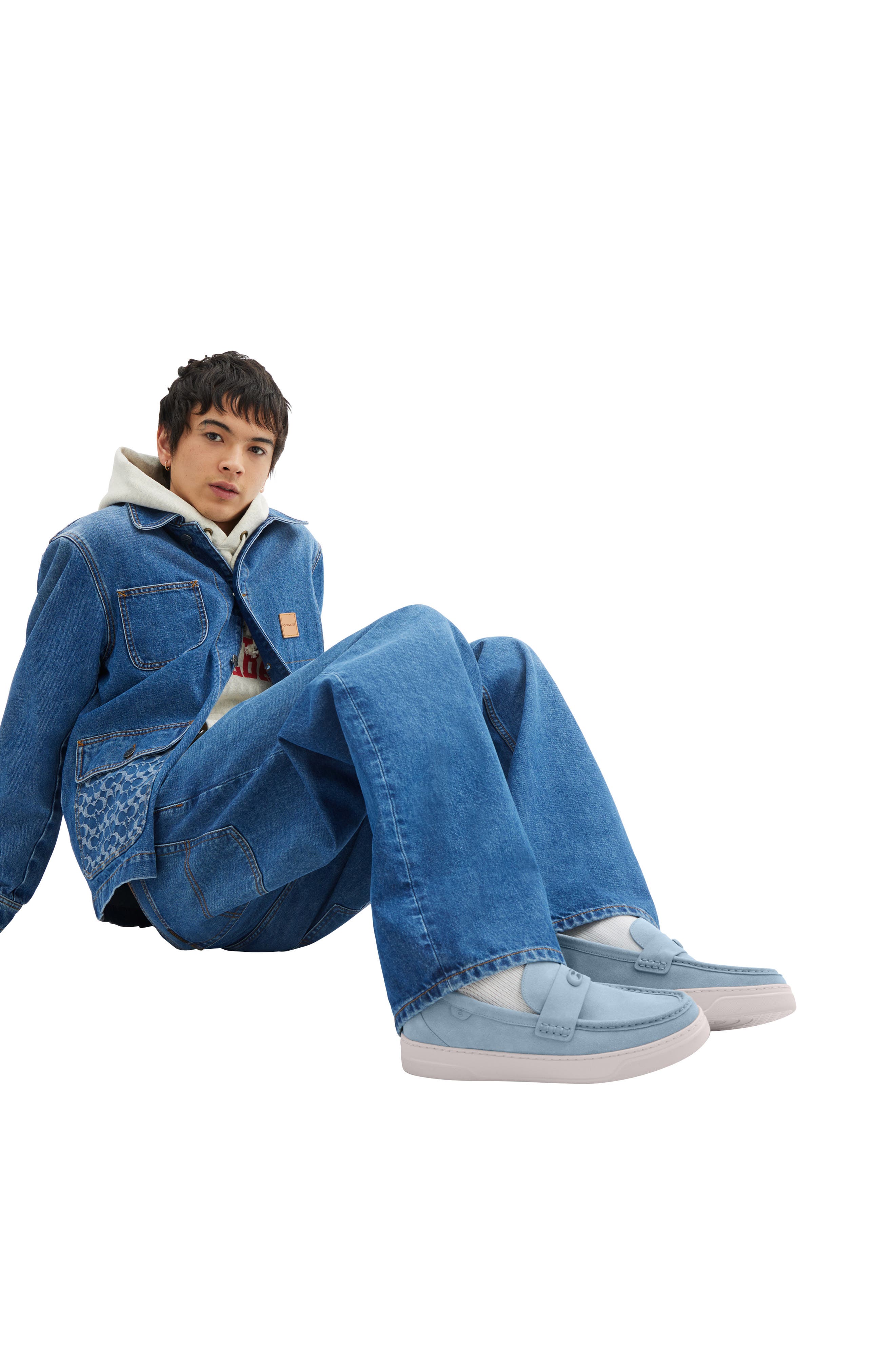 COACH Hybrid Loafer, Alternate, color, Bluebell