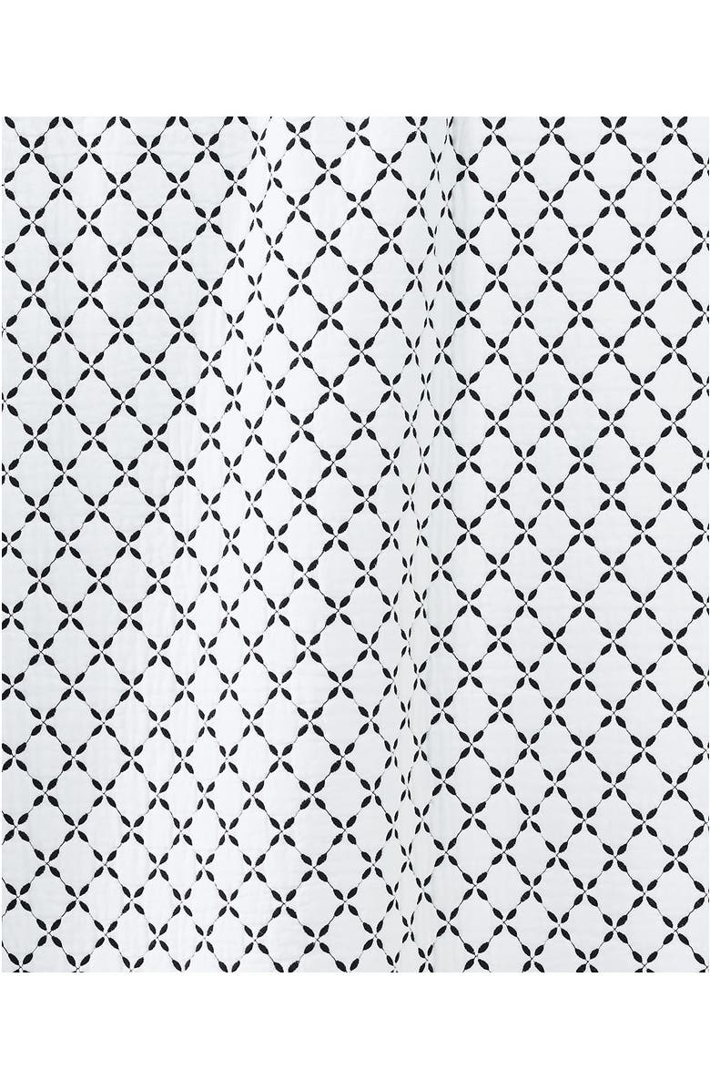 Lands' End Solid Diamond Double Voile Quilt, Alternate, color, Black Slate