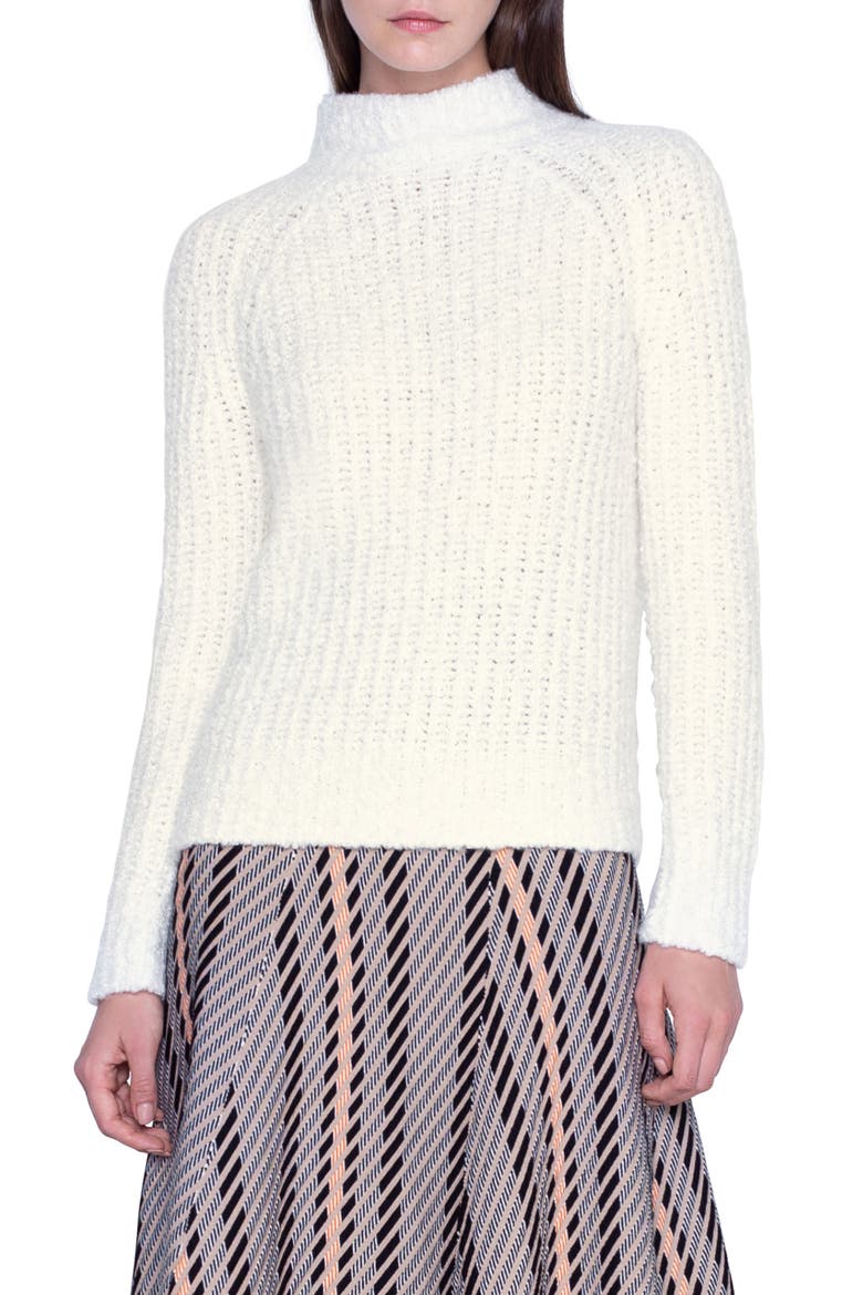 Rib Cashmere & Silk Sweater, Main, color, JASMINE