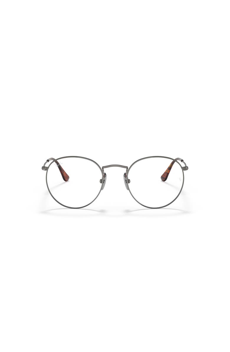 Ray-Ban 50mm Square optical glasses, Alternate, color, Silver