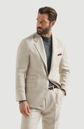 Brunello Cucinelli Hopsack deconstructed blazer