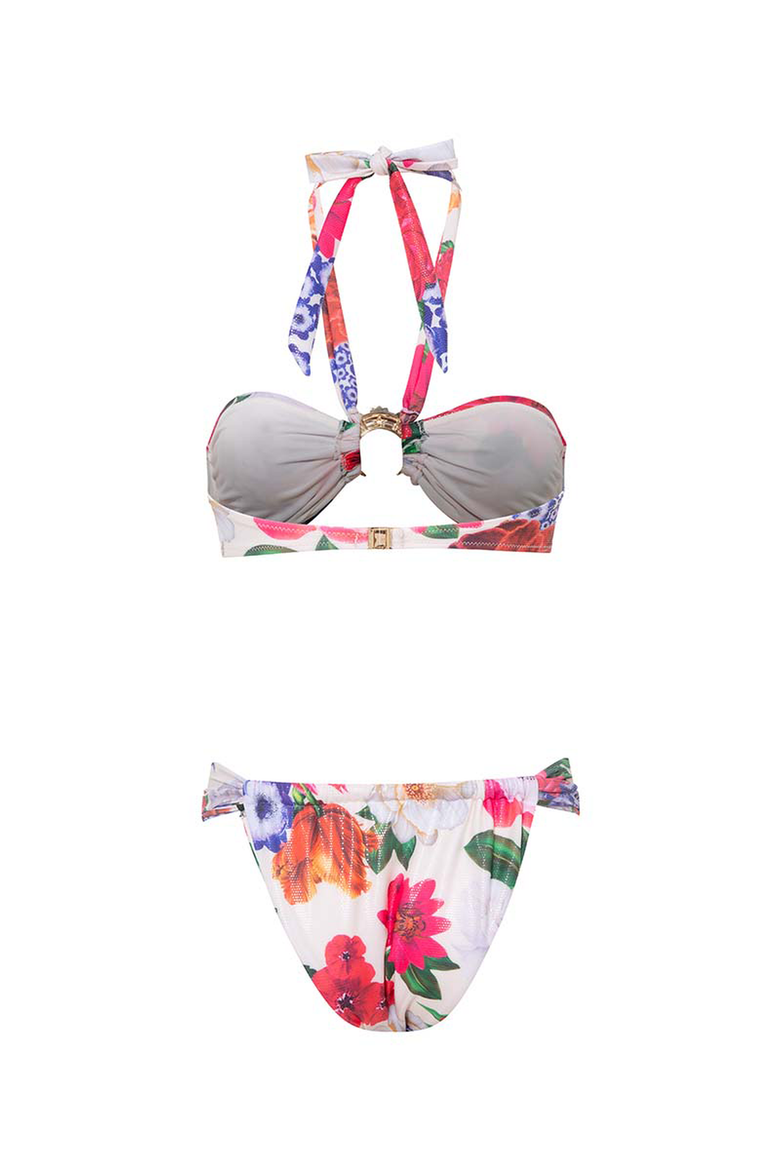 ELODIE BIKINI, Alternate, color, Printed Ecru Floral