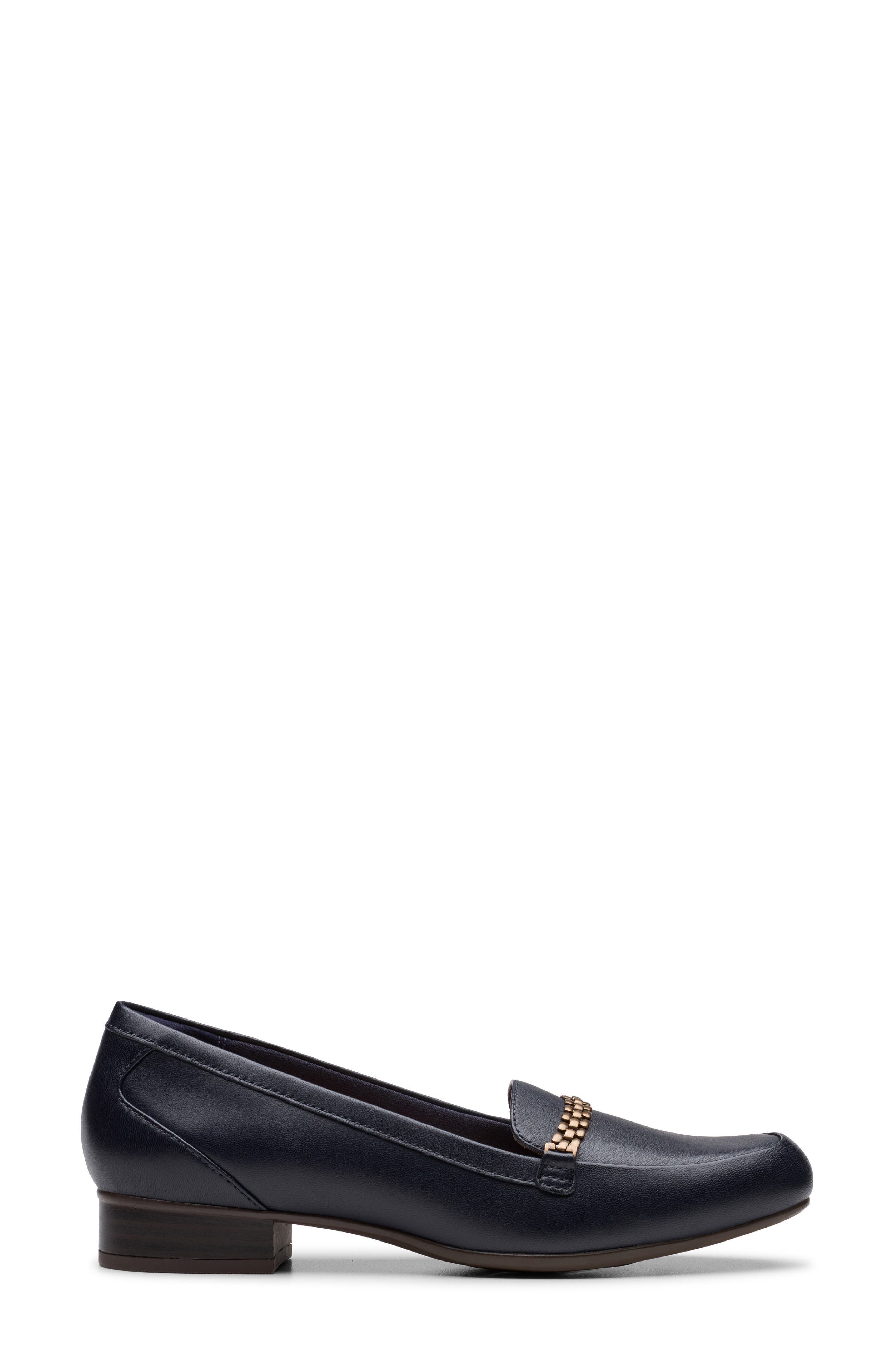 Juliet Mia Loafer, Alternate, color, NAVY LEATHER