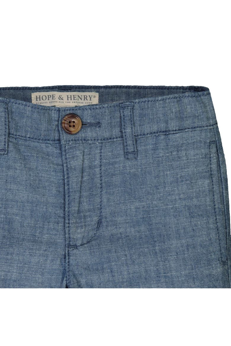 Boys' Organic Chambray Suit Pant, Toddler, Alternate, color, Blue Chambray