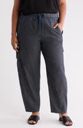 Eileen Fisher Organic Cotton Ankle Lantern Leg Cargo Pants