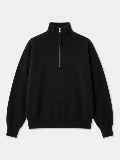 Cashmere Half-zip Sweater