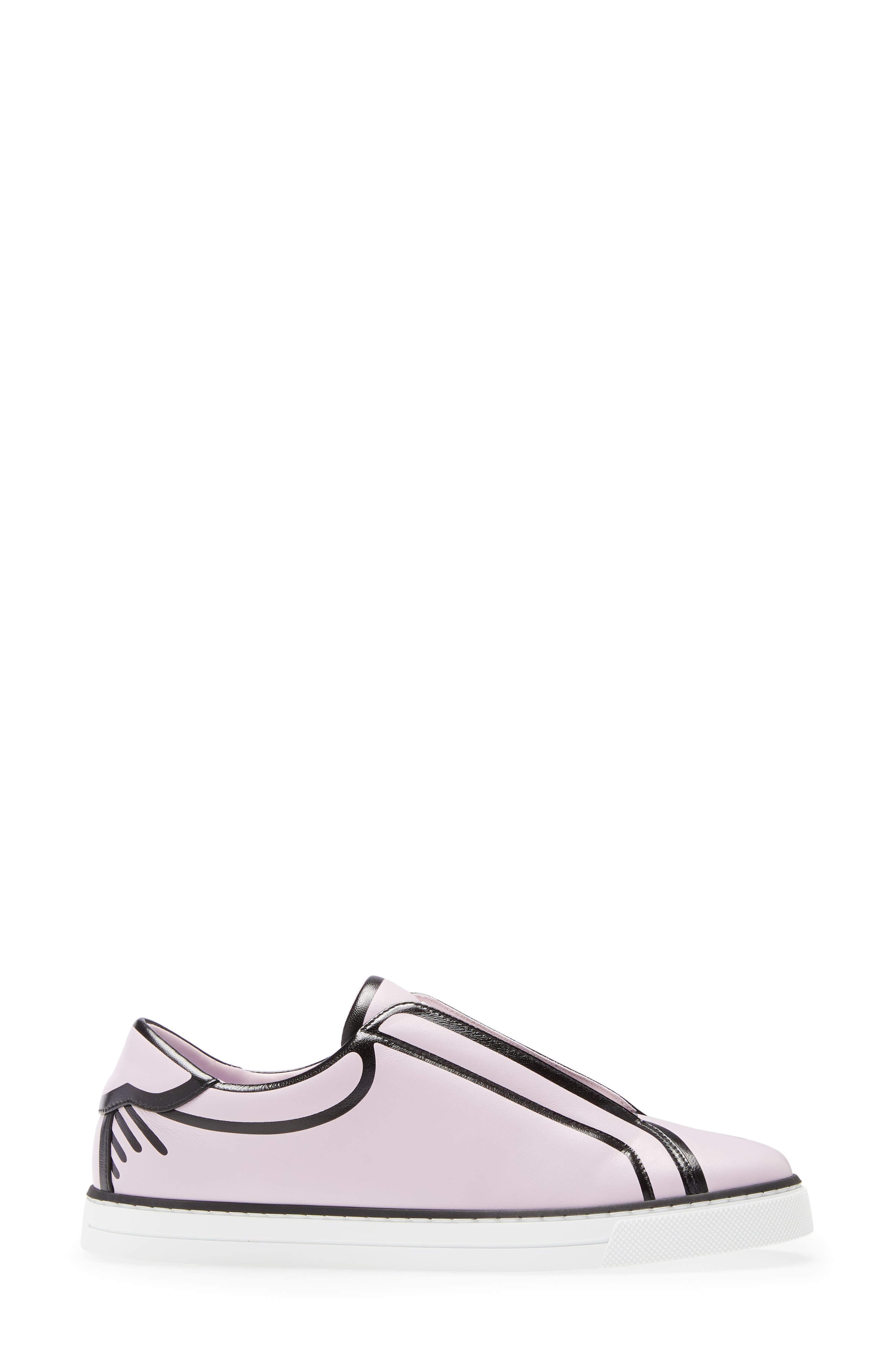 x Joshua Vides FF Logo Slip-On Sneaker, Alternate, color, PINK